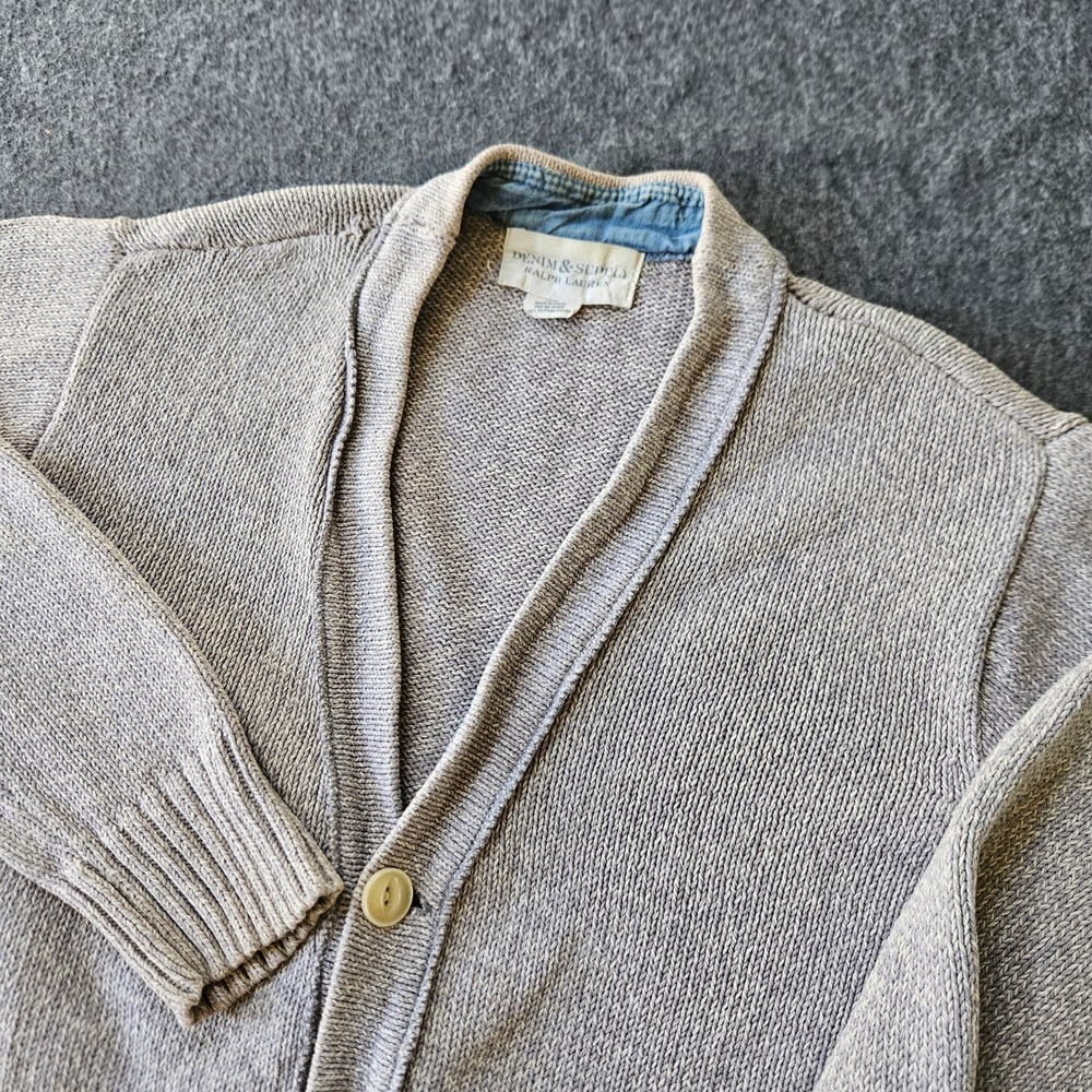 Denim & Supply Ralph Lauren Mens Cardigan Size M Classic‎ Quiet Luxury Old Money